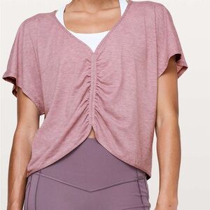 Lululemon Cruise The Circuits Short Sleeve
Heathered Vintage Mauve